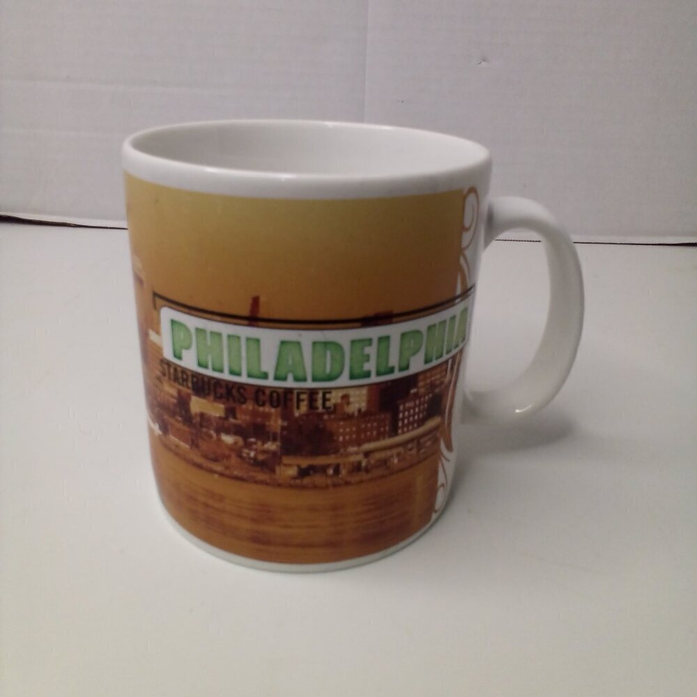 Starbucks Coffee Mug Vintage 1999 Philadelphia Liberty Bell